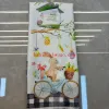 Cross-border Easter kitchen towels, watercolor rabbit dishcloths, cleaning cloths, home decoration hand towels Specification image